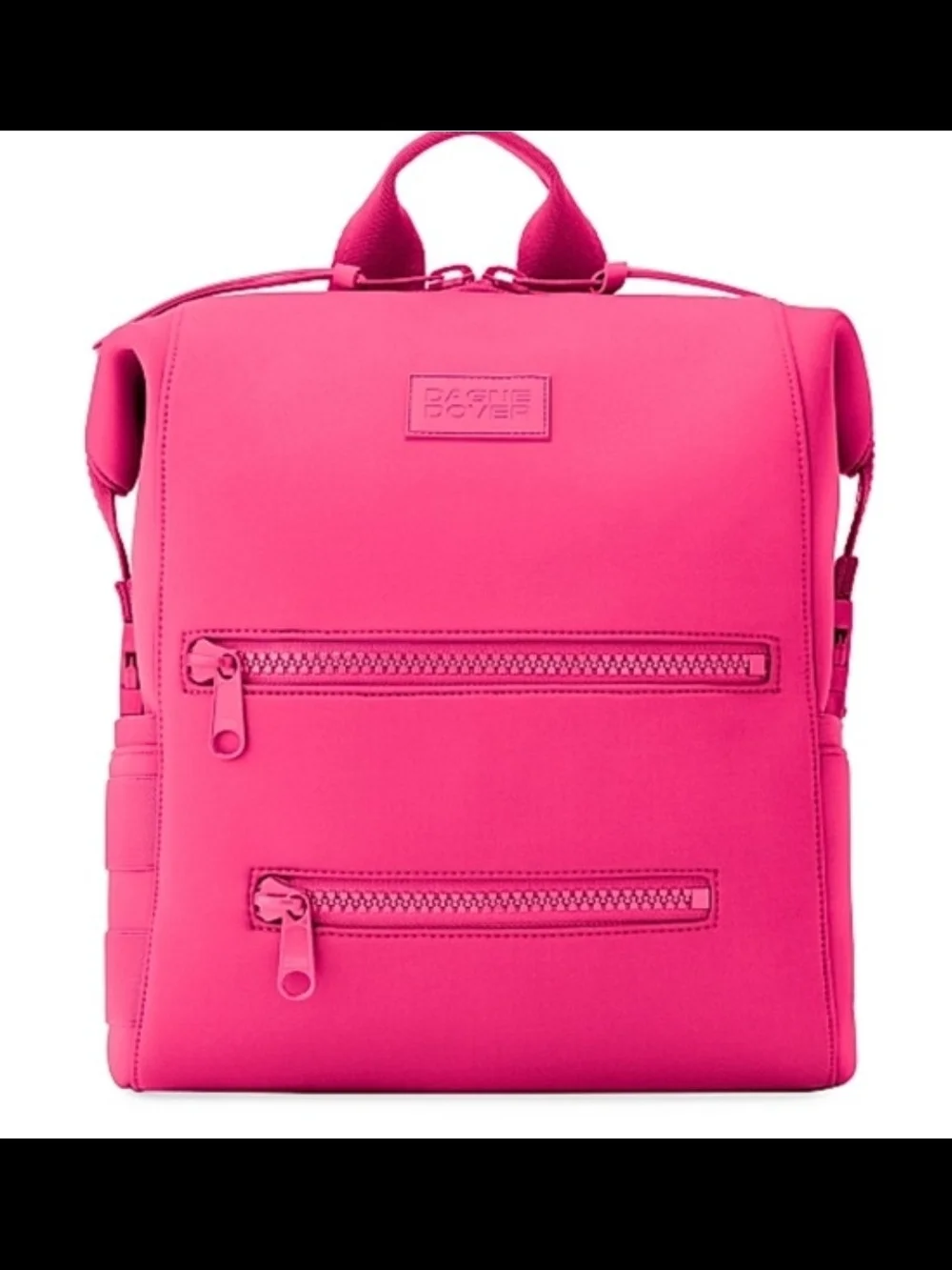 Dagne Dover Neon Pink Backpack Tote Hard To Find Color